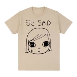 Yoshitomo Nara Sad Vintage T-shirt Japan Party Cotton Men T Shirt New Tee Tshirt Womens Tops