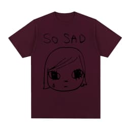 Yoshitomo Nara Sad Vintage T-shirt Japan Party Cotton Men T Shirt New Tee Tshirt Womens Tops