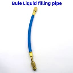 Auto A/C Oil/Dye Injector 1Oz with 134a Low Side Quick Coupler Adapter 1/4 Air Conditioning Repair Tools Manual Oiler Injection