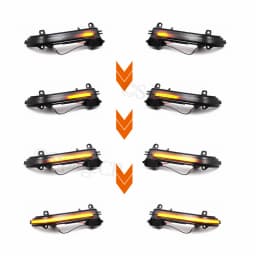 For BMW F20 F21 F22 F23 F30 F31 F32 F33 F34 X1 E84 F36 i3S F87 M2 1 2 3 4 Series Dynamic turn signal LED rearview mirror flash