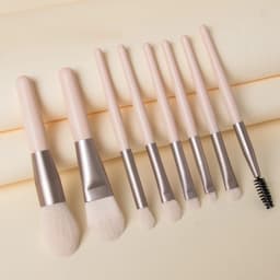 8PCS Macaron Makeup Brushes Set Eye Shadow Foundation Women Cosmetic Brush DIY Blush Powder Blending Beauty Soft Make Up Tools