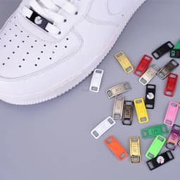Combination AF1 Diamond Shoe Charms Fashion Laces Buckle Quality Metal Shoelaces Decorations Chapa Air Force 1 Shoes Accessories