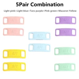 Combination AF1 Diamond Shoe Charms Fashion Laces Buckle Quality Metal Shoelaces Decorations Chapa Air Force 1 Shoes Accessories
