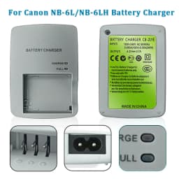 CB-2LY CB-2LYE Charger for Canon Batteries NB-6L NB-6LH PowerShot D10 D20 D30 S90 S95 S120 S200 SD770 Is SD980 SD120 S200 SD770