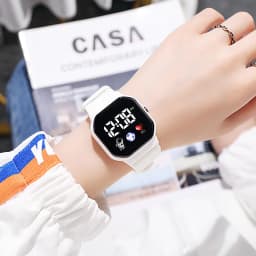 Kids Watch Sport LED Digital Watches Spaceman Silicone Strap Waterproof Electronic Wristwatch for Children Boys Girls Gifts