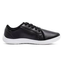 HOBIBEAR Minimalist Shoes for Men Women Wide Toe Barefoot Zero Drop Shoes Casual Artificial Leather Lightweight Walking Sneakers