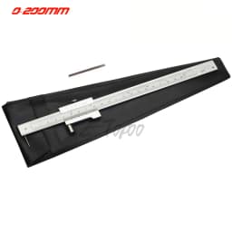 0-200mm Marking Vernier Caliper With Carbide Scriber Parallel Marking Gauging Ruler Measuring Instrument Tool Send 1ps Needle