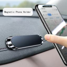 Simple Mini Strip Shape Magnetic Car Phone Holder Car Accessories 9*2.4MMN40 Strong Magnetic Magnets Nano-markless Glue