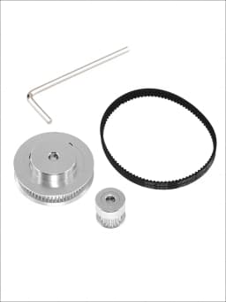 1:3drive Closed loop 2GT Timing Belt Pulley Set 20 & 60 Teeth Bore 5&8MM For 3D Printer Robot arm automation equipment