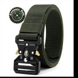 Men's Belt Outdoor Multi Function Compass Belt High Quality Canvas For Nylon Male Luxury Belts Women's Sports Jeans Neutral Belt