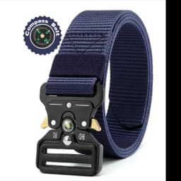 Men's Belt Outdoor Multi Function Compass Belt High Quality Canvas For Nylon Male Luxury Belts Women's Sports Jeans Neutral Belt