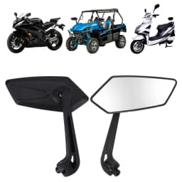 Motorcycle Handlebar Mirror Rearview Motorcycle Bar End Mirror For Cafe Racer Scooter Motocross Mirror 8/10mm