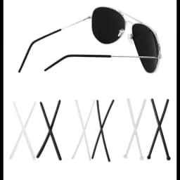 10pcs(5pairs) New Anti Slip Glasses Temple Tips Accessories Optical Frame Temples Eyeglasses Silicone Temple tip