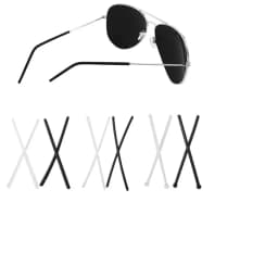 10pcs(5pairs) New Anti Slip Glasses Temple Tips Accessories Optical Frame Temples Eyeglasses Silicone Temple tip