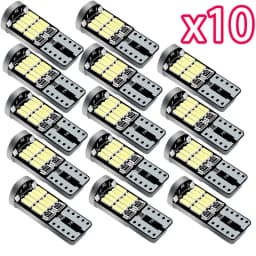 10pcs T10 Led Canbus No Error Car Interior Light T10 26 SMD 4014 Chip Car Interior Dome Reading License Plate Light Signal Lamp