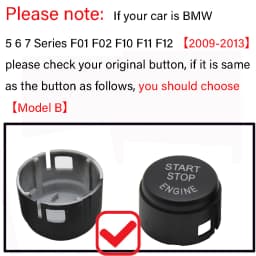 Car Styling For BMW 1 2 3 4 5 6 7 Series F20 F21 F22 F23 F30 F34 F10 F18 F12 F07 F01 F02 ENGINE START STOP Switch Button Sticker