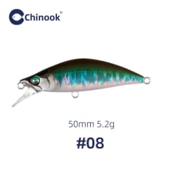Chinook Sinking Minnowbait Small Trout Minnow Lure 50mm 5.2g Lures for Fishing SwimBait Rap Pike Bass Lurebait