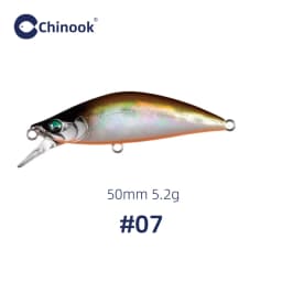 Chinook Sinking Minnowbait Small Trout Minnow Lure 50mm 5.2g Lures for Fishing SwimBait Rap Pike Bass Lurebait