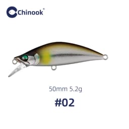 Chinook Sinking Minnowbait Small Trout Minnow Lure 50mm 5.2g Lures for Fishing SwimBait Rap Pike Bass Lurebait