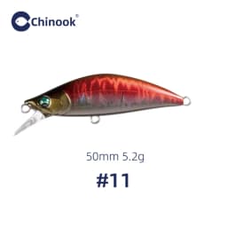 Chinook Sinking Minnowbait Small Trout Minnow Lure 50mm 5.2g Lures for Fishing SwimBait Rap Pike Bass Lurebait
