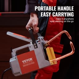 SucceBuy Portable Spot Welder 8KVA Handheld Welding Tip Gun Metal Sheet Spot Welding Machine for Stainless Steel Aluminum Sheet