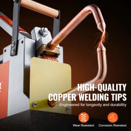 SucceBuy Portable Spot Welder 8KVA Handheld Welding Tip Gun Metal Sheet Spot Welding Machine for Stainless Steel Aluminum Sheet
