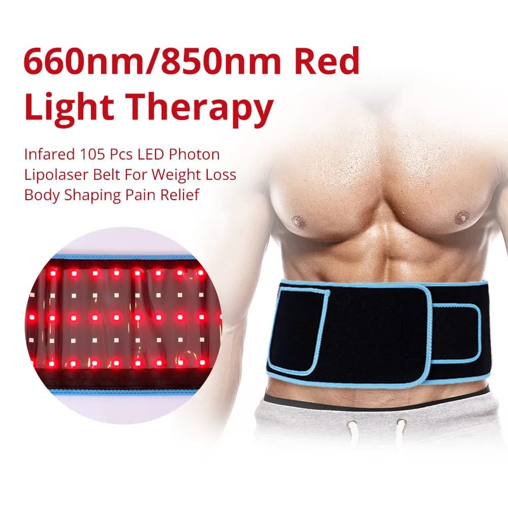 New Arrival Red Light Therapy Lipoaser Belt Body Fat Slimming Loss Belt 105 LED