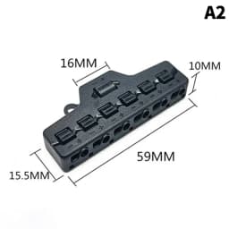 1pc Railway Train Port Sharing Box 3/6 Distribution Port Hub For SMD Led Model Miniature Lighting System DC Lamp