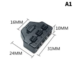 1pc Railway Train Port Sharing Box 3/6 Distribution Port Hub For SMD Led Model Miniature Lighting System DC Lamp