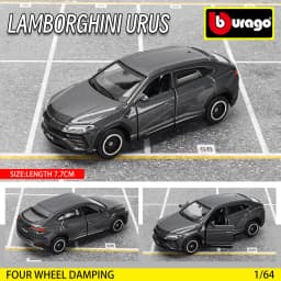 Bburago 1:64 GOLF GT 2017 2020 mustang shelby gt500 Car Model Collection Xmas Gift Toys for Boys Ferrari Benz Volkswagen