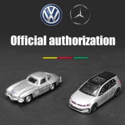 Bburago 1:64 GOLF GT 2017 2020 mustang shelby gt500 Car Model Collection Xmas Gift Toys for Boys Ferrari Benz Volkswagen