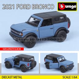 Bburago 1:64 GOLF GT 2017 2020 mustang shelby gt500 Car Model Collection Xmas Gift Toys for Boys Ferrari Benz Volkswagen