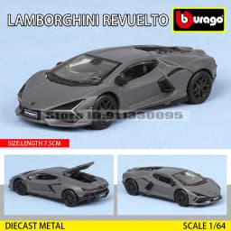 Bburago 1:64 GOLF GT 2017 2020 mustang shelby gt500 Car Model Collection Xmas Gift Toys for Boys Ferrari Benz Volkswagen