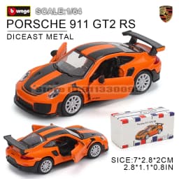 Bburago 1:64 GOLF GT 2017 2020 mustang shelby gt500 Car Model Collection Xmas Gift Toys for Boys Ferrari Benz Volkswagen