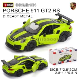 Bburago 1:64 GOLF GT 2017 2020 mustang shelby gt500 Car Model Collection Xmas Gift Toys for Boys Ferrari Benz Volkswagen