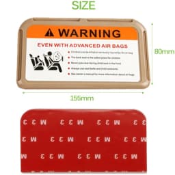 Car Card Clip Sun Visor Organizer Temporary Parking Card Holder Dash Board Paste Mount Auto Interior Storage Stowing Tidying 1Pc