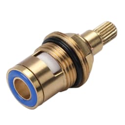 1/2pc Universal Replacement Tap Valves Brass Ceramic Disc Cartridge Inner Faucet Valve for Bathroom, Clockwise or Anti-clockwise