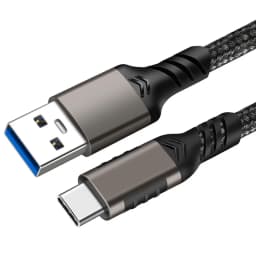USB3.2 10Gbps USB Type C Cable USB A to C 3A 60W QC3.0 Fast Charging for Samsung NVMe Hard Disk External Android Data Braid 2M