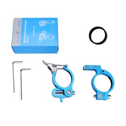 TrustFire HE02 Cycling Clip Clamp Flashlight Mount Holder Universal Mountain Bicycle Bike LED Light Flashlight Mount Holders Set