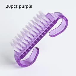 10/20/50/100pcs Handle Grip Nail Brush Fingernail Scrub Cleaning Nail Brushes Cleaner Nail Scrubber Bulk for Men Women