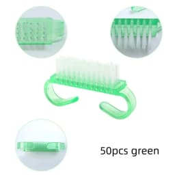 10/20/50/100pcs Handle Grip Nail Brush Fingernail Scrub Cleaning Nail Brushes Cleaner Nail Scrubber Bulk for Men Women