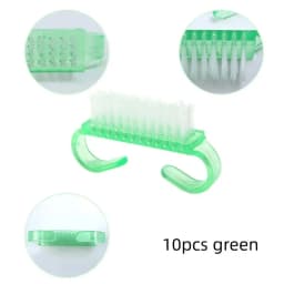 10/20/50/100pcs Handle Grip Nail Brush Fingernail Scrub Cleaning Nail Brushes Cleaner Nail Scrubber Bulk for Men Women