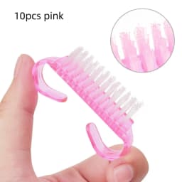 10/20/50/100pcs Handle Grip Nail Brush Fingernail Scrub Cleaning Nail Brushes Cleaner Nail Scrubber Bulk for Men Women