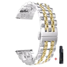 22mm 20mm Stainless Steel Strap for Samsung Watch 3 4 5 45mm Gear S3 46mm 42mm Active2 40 44mm Metal Strap Wristband Bracelet