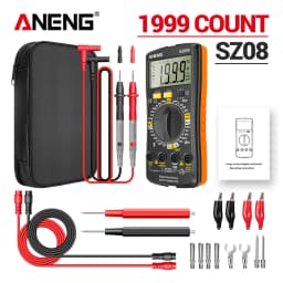 ANENG SZ08 Professional Digital Multimeter Ultra-thin Storage Meter Auto Voltmeter AC DC 220V Resistance Handhold Testers