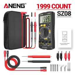 ANENG SZ08 Professional Digital Multimeter Ultra-thin Storage Meter Auto Voltmeter AC DC 220V Resistance Handhold Testers