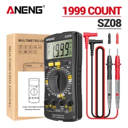 ANENG SZ08 Professional Digital Multimeter Ultra-thin Storage Meter Auto Voltmeter AC DC 220V Resistance Handhold Testers