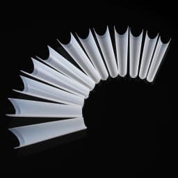 240PCS/Box False Nail Tips Square Straight Extra Long Half Cover Nails Artificial Acrylic False Nail Tips Press On Manicure Tool