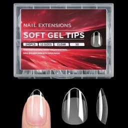 240PCS/Box False Nail Tips Square Straight Extra Long Half Cover Nails Artificial Acrylic False Nail Tips Press On Manicure Tool