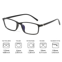 Anti Light Glasses Ray Blue Fashion Anti Blue Fatigue Protection Blocking Goggles Eye Square Radiation Computer Games Glasses